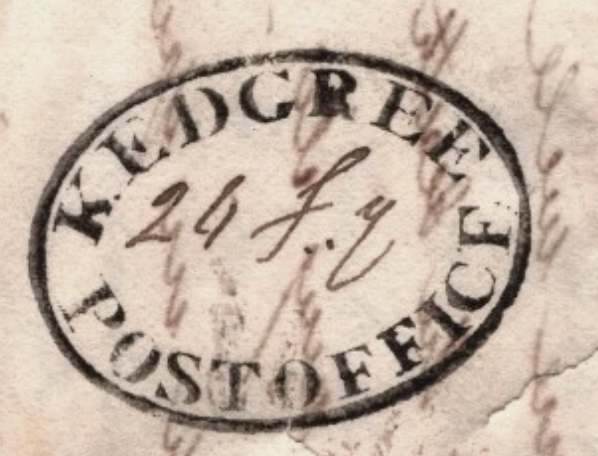 Kedgeree HG 3 handstamp