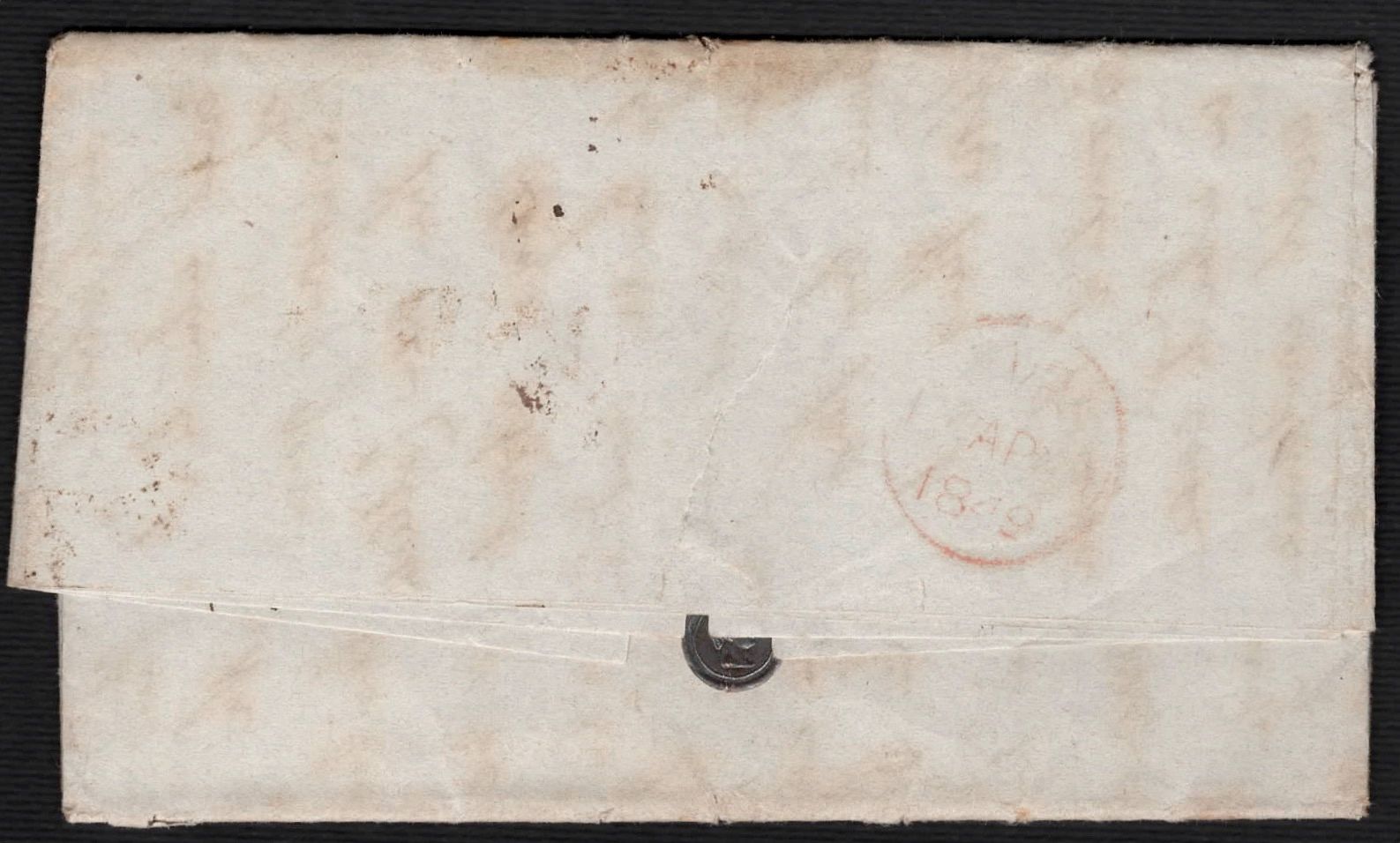 Sholapoor HG 6 pre stamp cover — scan 2 (COV-3863)