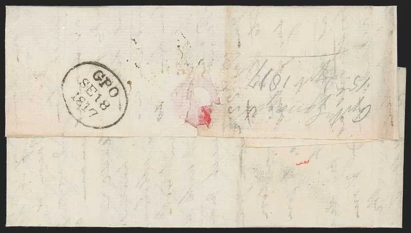Bangalore HG 2 pre stamp cover — back (COV-354)