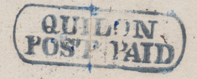 HG 1 handstamp from Quilon