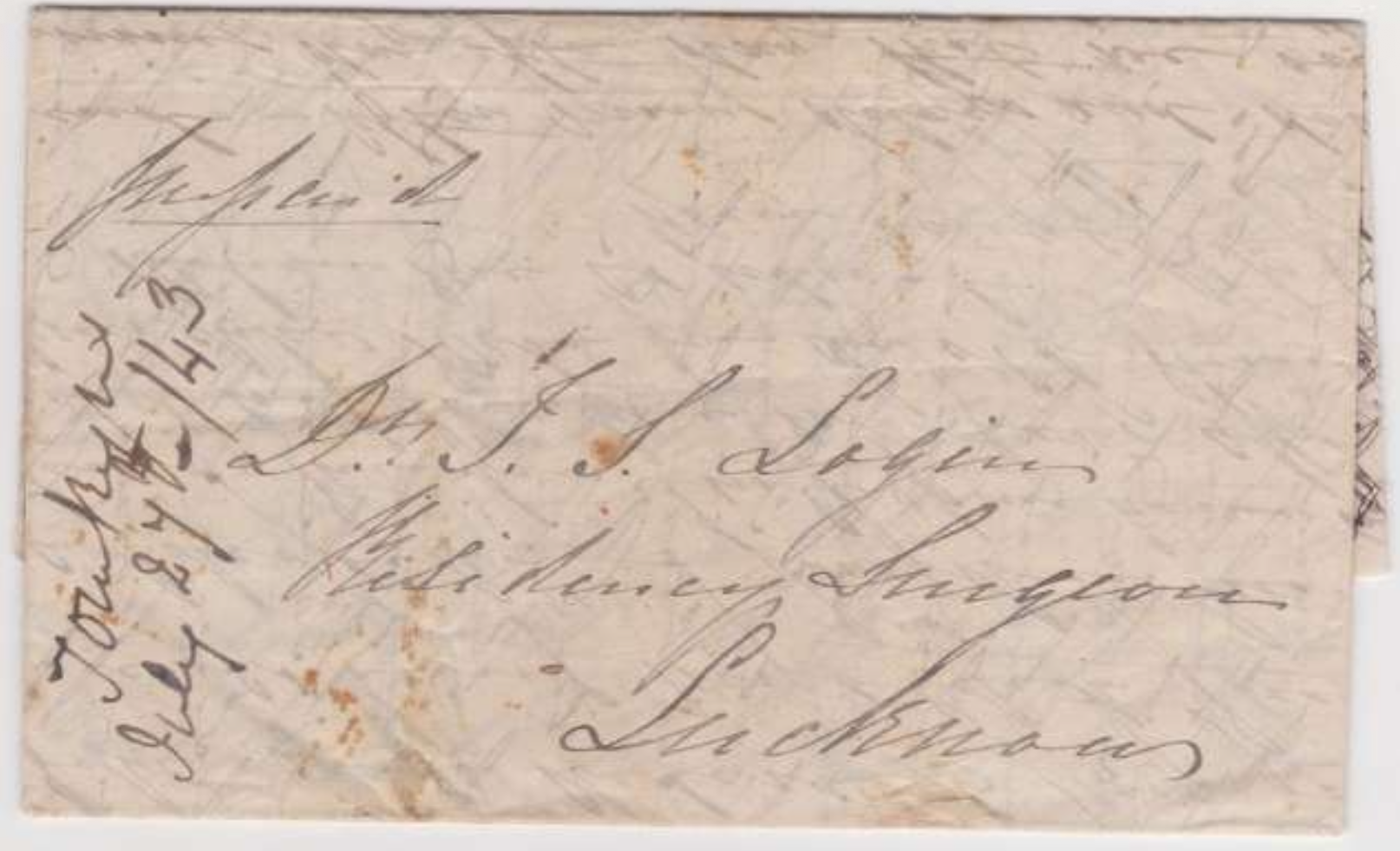 Bolaram HG 1 pre stamp cover — scan 2 (COV-2885)