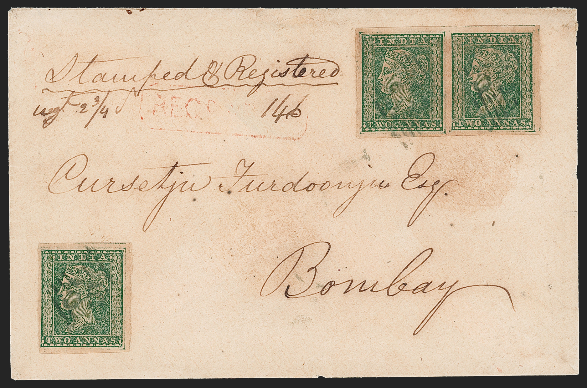 Pre-stamp cover of India — Khandala HG 2, scan 2 (COV-5333)