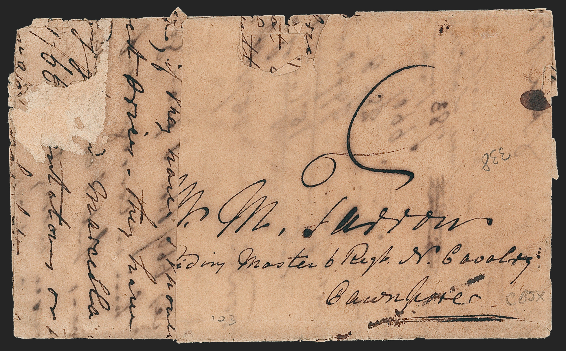 Pre-stamp cover of India — Lucknow HG 4, scan 2 (COV-5305)
