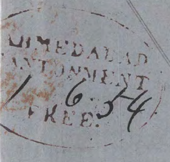 HG 4 handstamp from Ahmedabad Cantonment