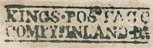 SR2 handstamp from Madras