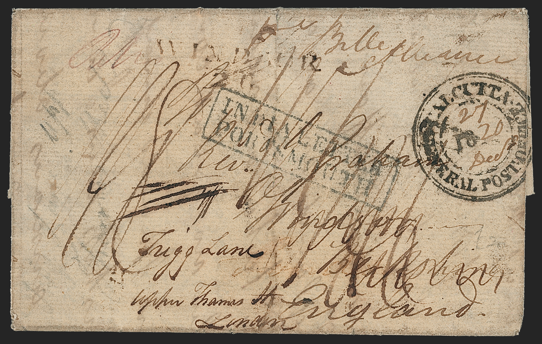 Pre-stamp cover of India — Merut HG 3, scan 2 (COV-5301)