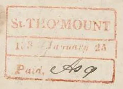 HG 5 handstamp from Mount