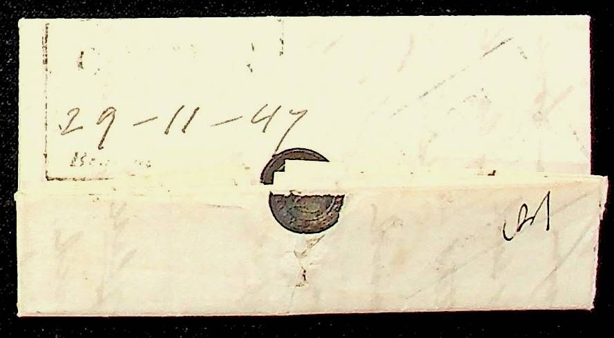 Cochin HG 3 pre stamp cover — scan 2 (COV-3739)