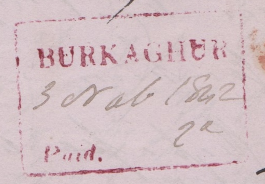 HG 1 handstamp from Burkaghupr