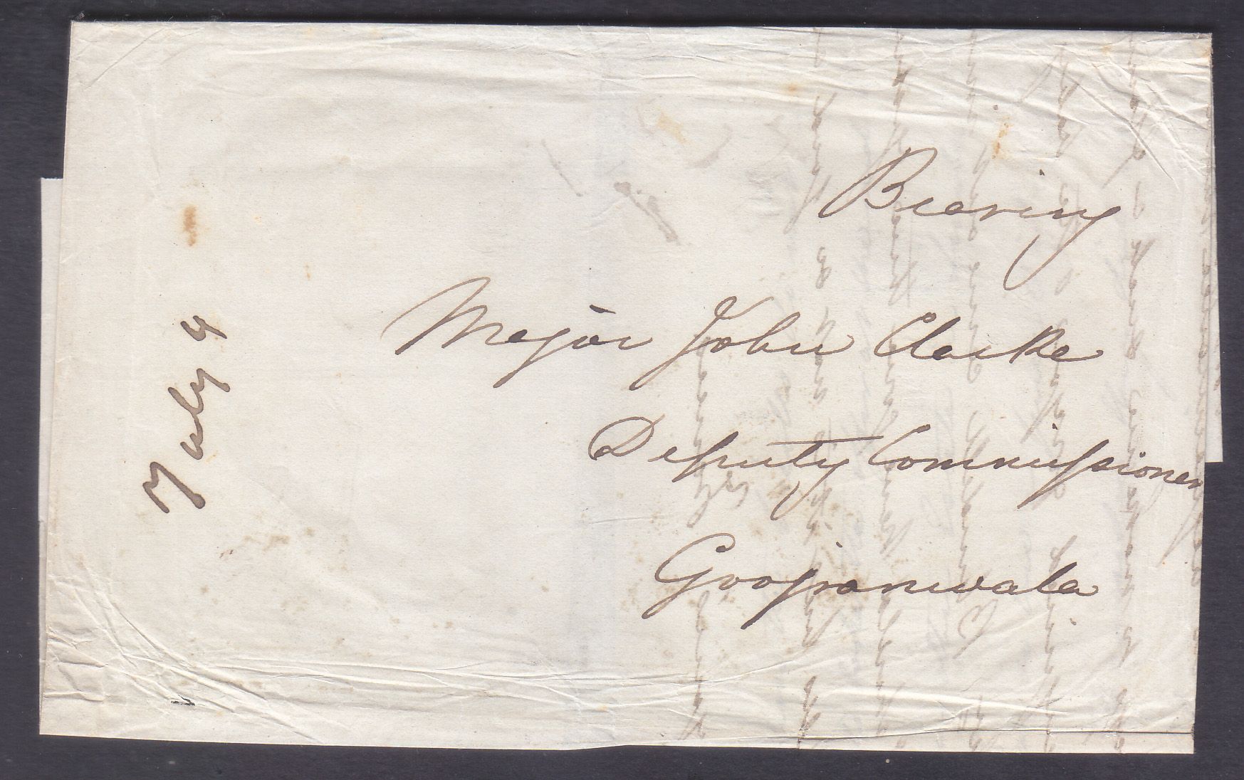 Simla HG 7 pre stamp cover — scan 2 (COV-3658)