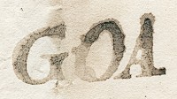 FP 2 handstamp from Goa
