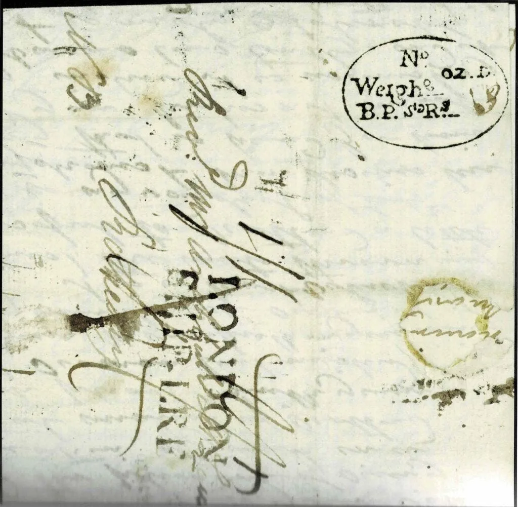 Calcutta SD1 pre stamp cover — front (COV-528)