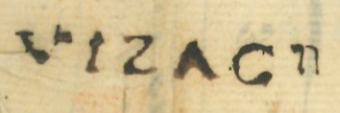 HG 1 handstamp from Vizagapatam