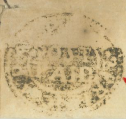 HG 1 handstamp from Seringapatam