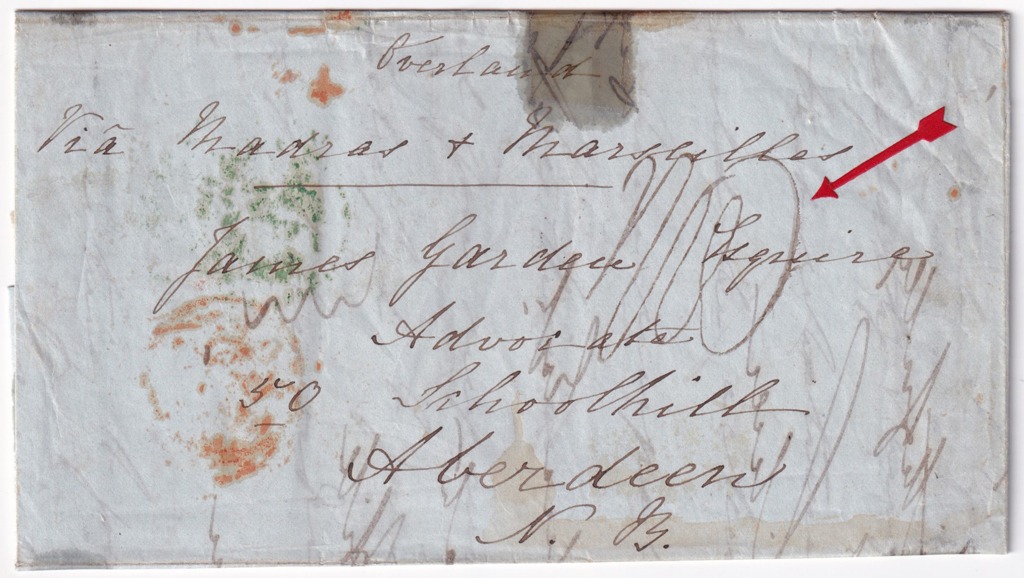 Cumbacunum HG 2 pre stamp cover — back (COV-2873)