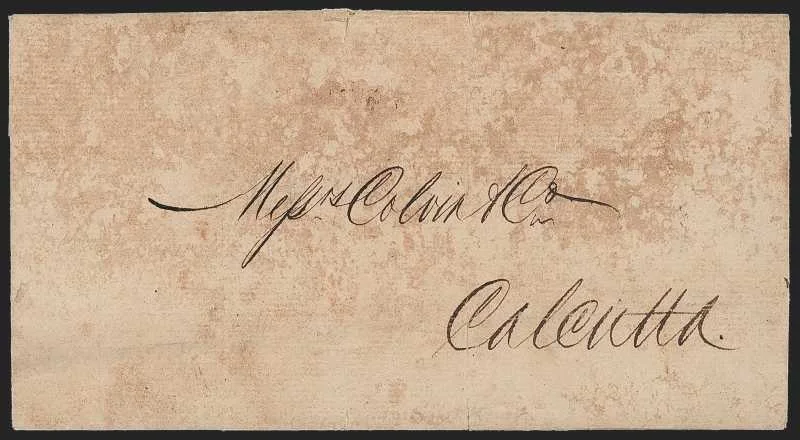 Allahabad HG 1 pre stamp cover — back (COV-346)