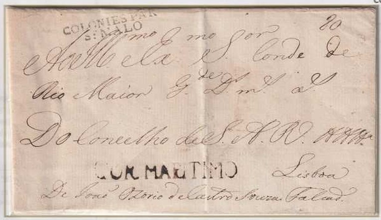Goa FP 1 pre stamp cover — COV-3203