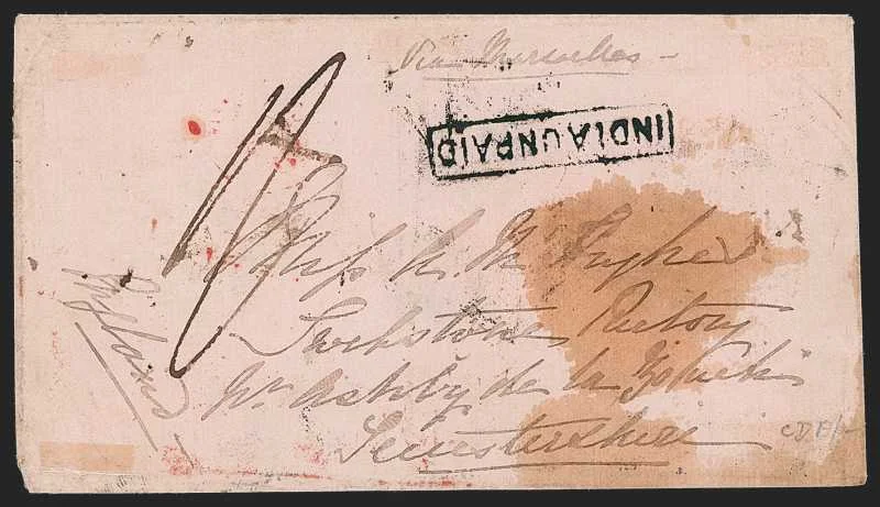 Sirce HG 2 pre stamp cover — back (COV-319)