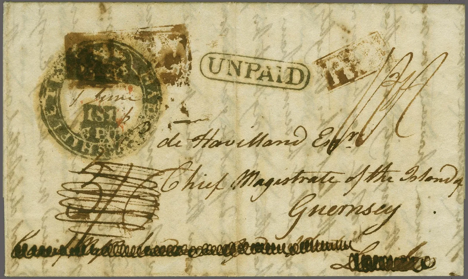 Madras SD3 pre stamp cover — front (COV-530)