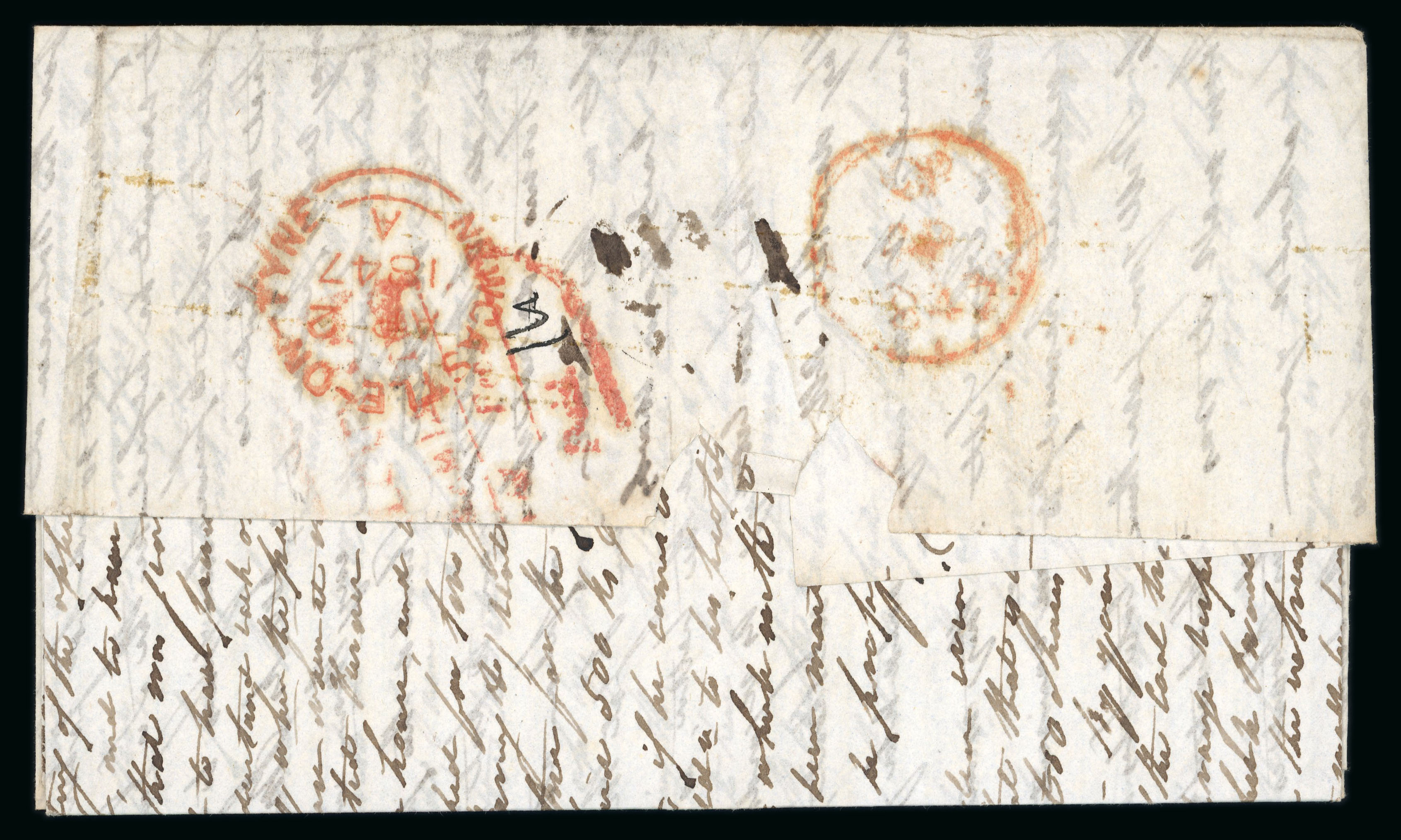 Pre-stamp cover of India — Calcutta SD16, scan 2 (COV-4959)