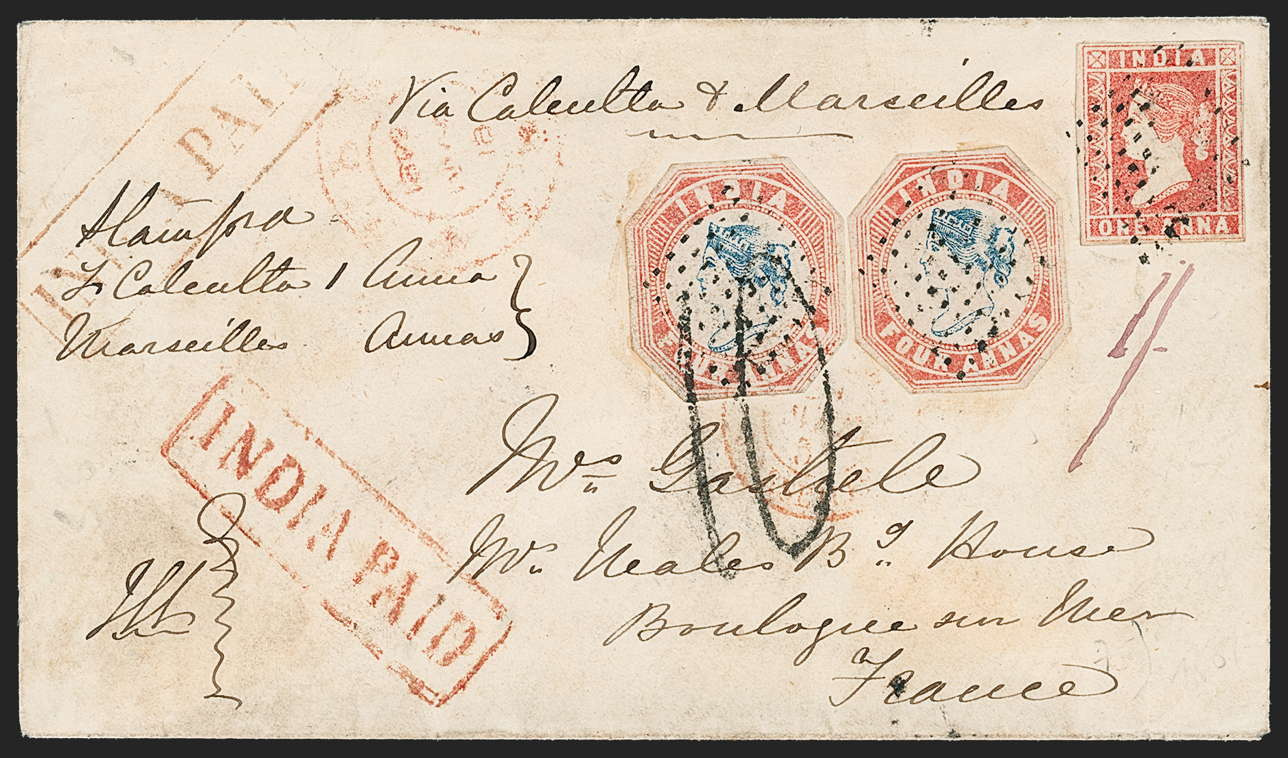 Bood Bood HG 1 pre stamp cover — back (COV-2786)