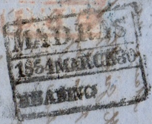 Madras HG 26 handstamp
