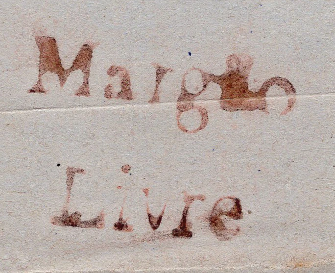 Margao FP 8 — pre-1854 Indian handstamp, —