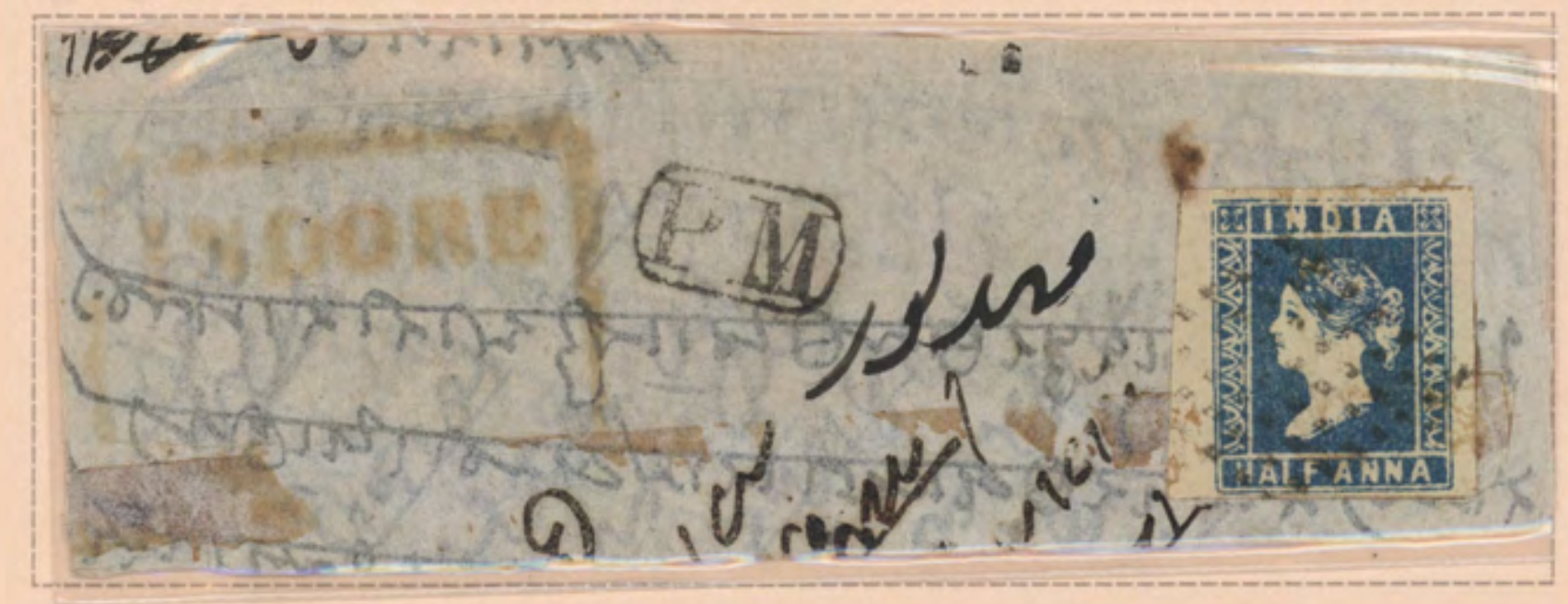 Indore HG 4 pre stamp cover — COV-4278