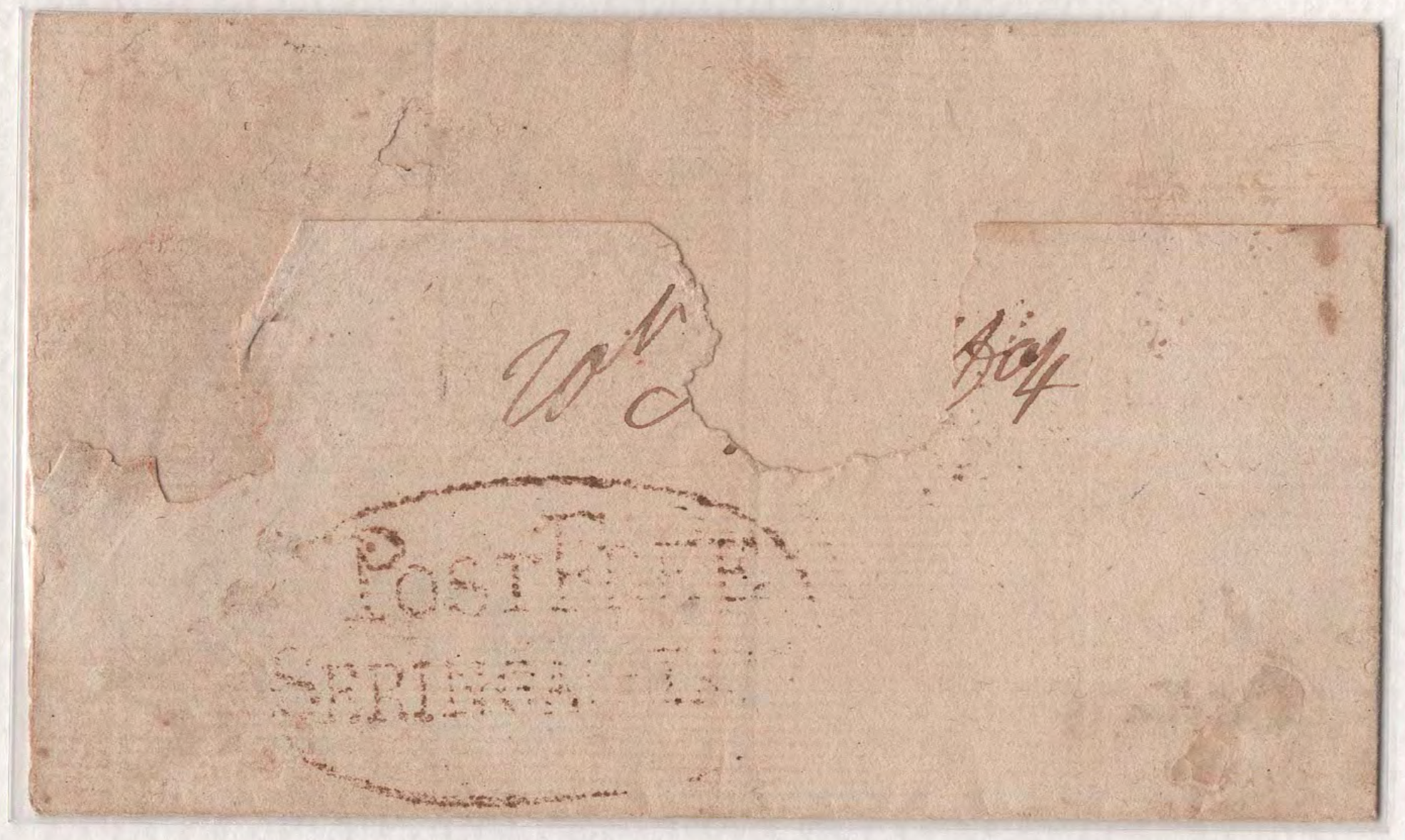 20 September 1804 Seringapatam HG 4 pre stamp cover — COV-1151