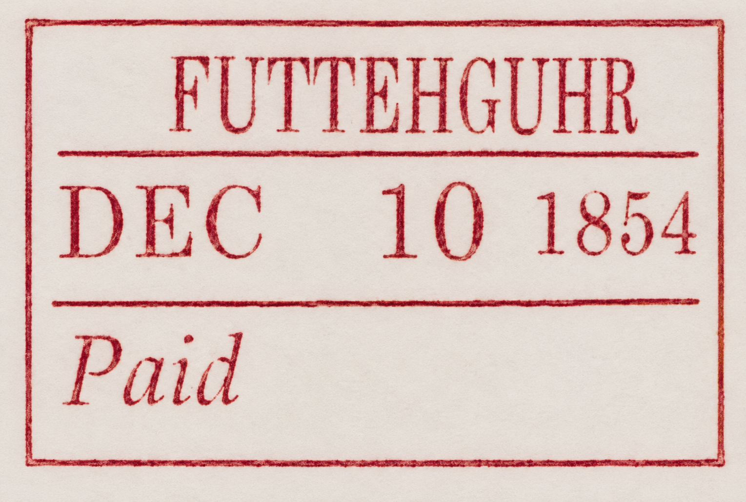 HG 2a handstamp from Futtyghur