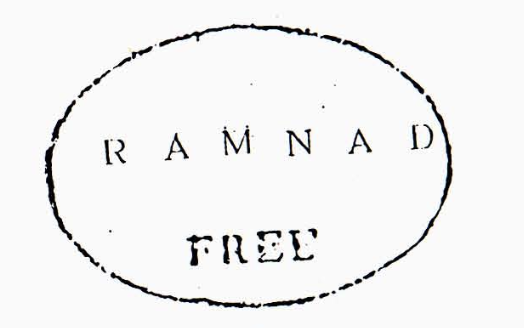 HG 2 handstamp from Ramnad
