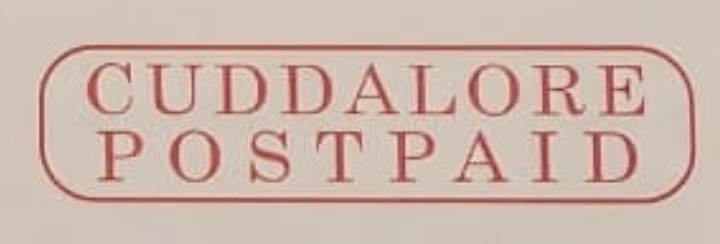 HG 3A handstamp from Cuddalore