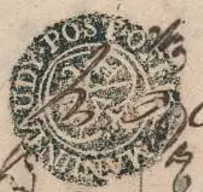 HG A handstamp from Manuntaddy
