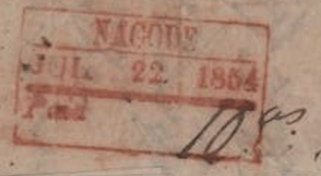 HG 1 handstamp from Nagode